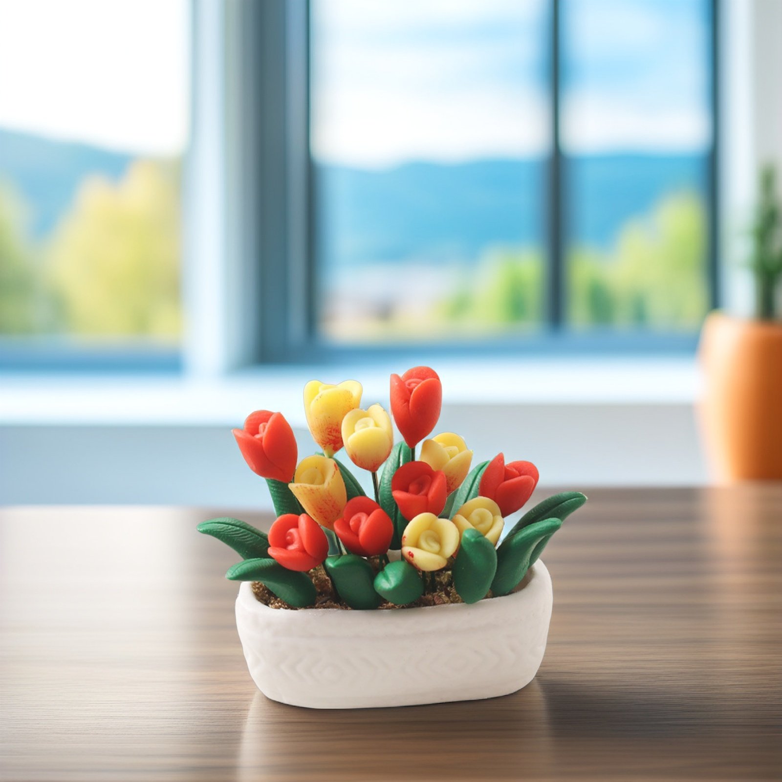 Bonsai Garden Europe - Mini Tulip Potted Plant Bright Color