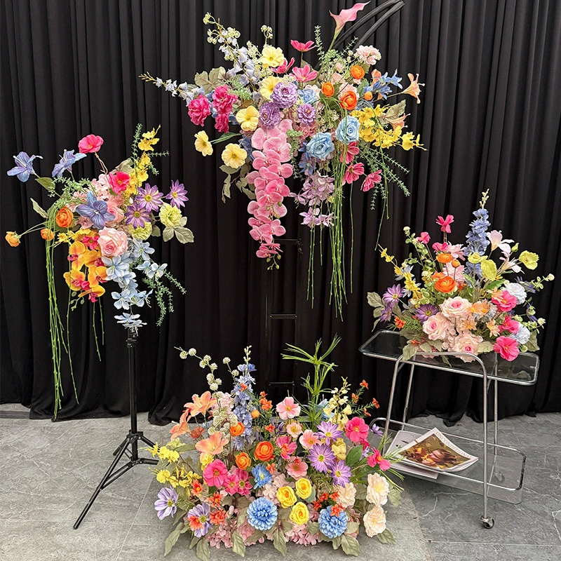 Bonsai Garden Decor - Custom Monet Garden Mixed Flowers Runner