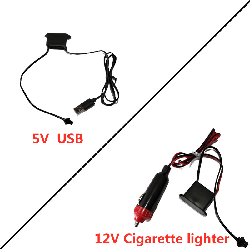 Copper Wire Roll - DC 12V Neon EL Wire Power
