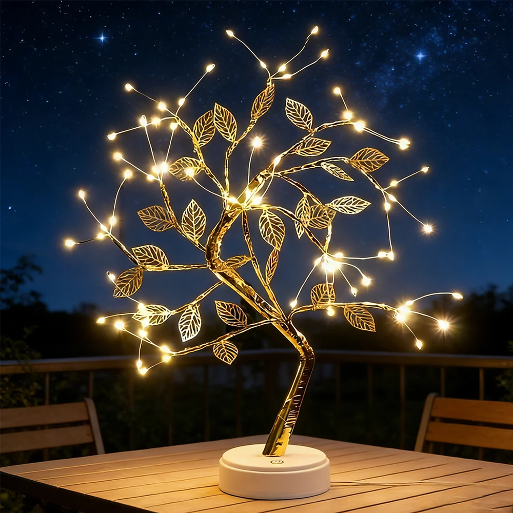 Bonsai Garden In Dc - LED Tree Night Light Battery Powered