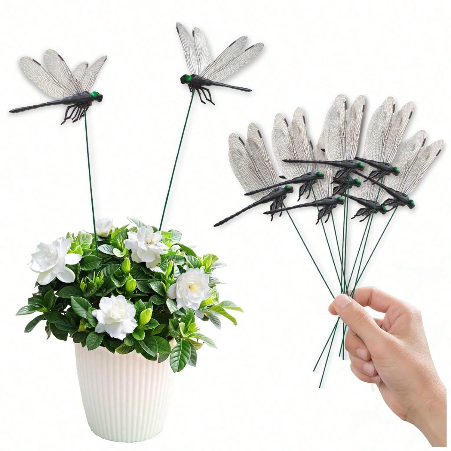 10 Pcs Dragonfly Decorative S, - Bonsai Garden Decor review and price