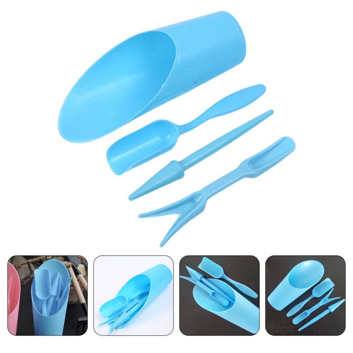 4pcs/set, Plastic Durable Buck - Soil Scoop Tool review and price