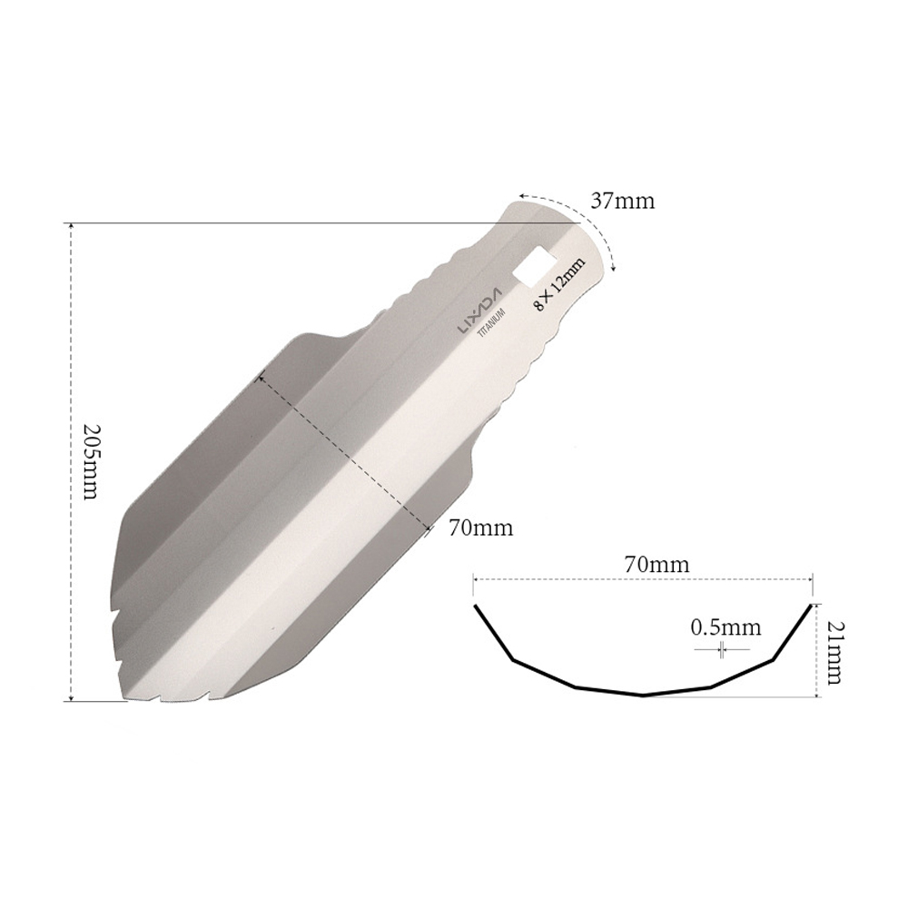 Lixada Titanium Garden Hand Sh - Soil Scoop Tool review and price