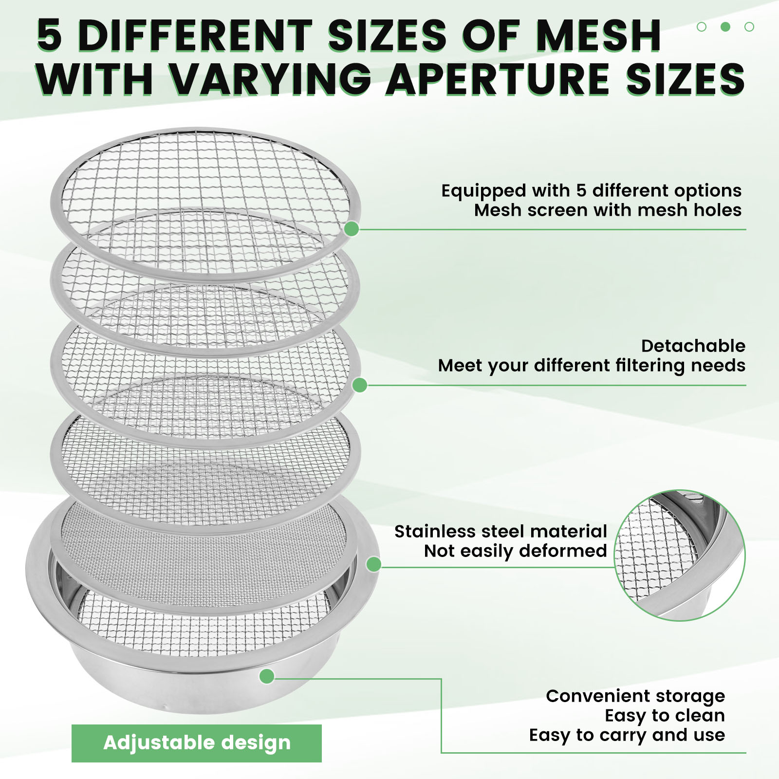 Garden Soil Sieve Set Stainles - Bonsai Rock Garden review and price