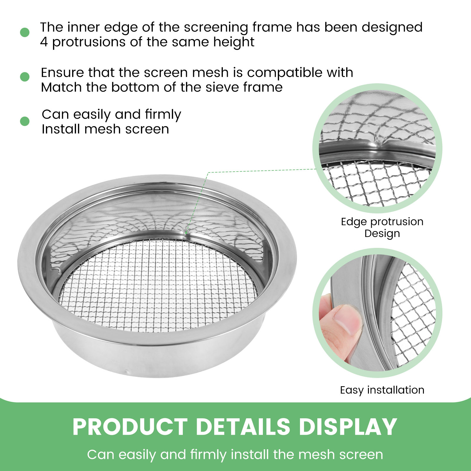 Garden Soil Sieve Set Stainles - Bonsai Rock Garden review and price