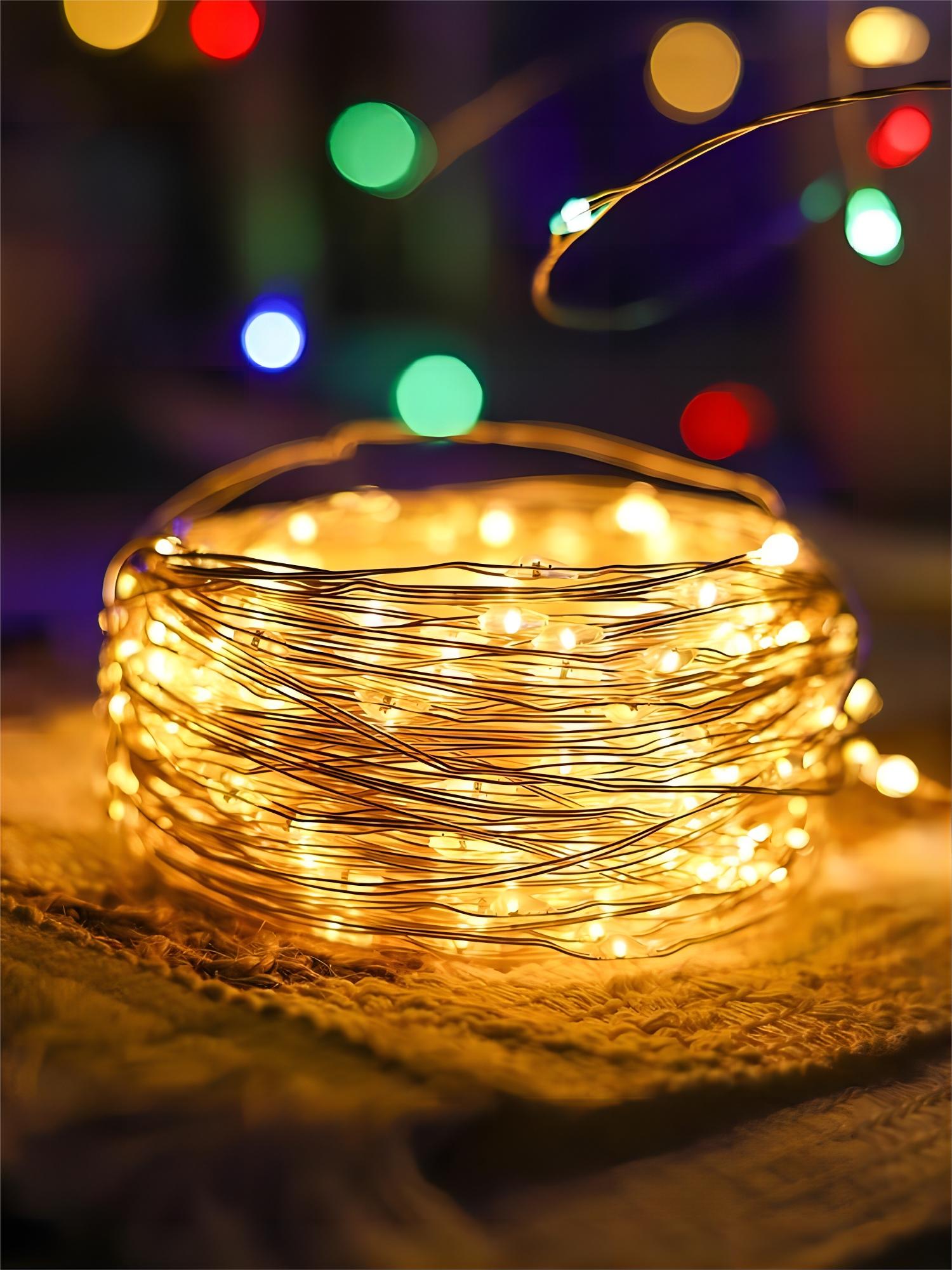 Warm White 5M 50LED Copper Wir - Copper Wire Roll review and price