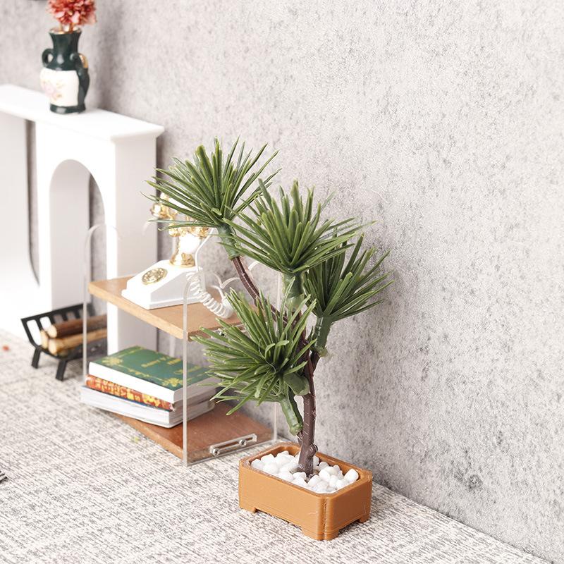 1Pcs 1/12 Dollhouse Simulation - Bonsai Garden Decor review and price