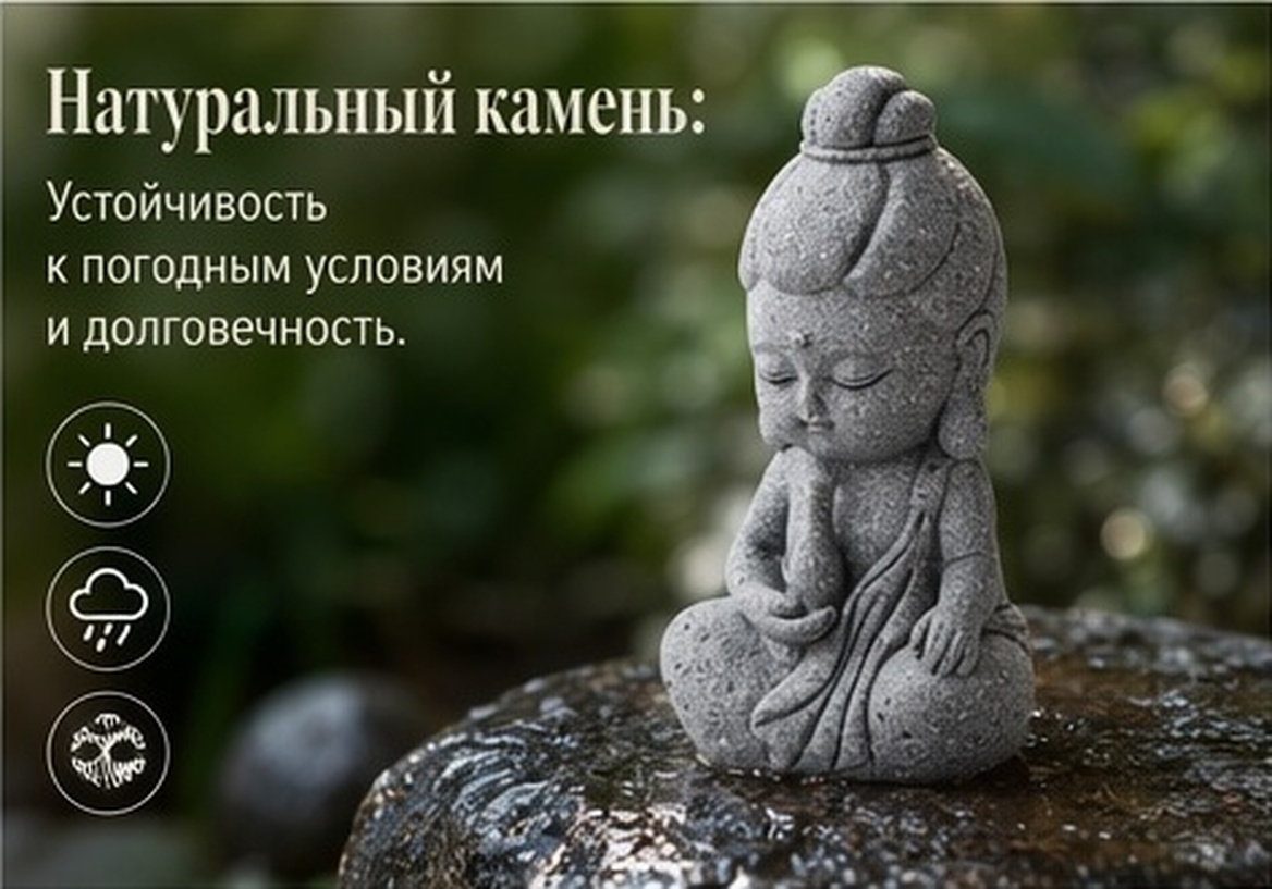 Exquisite Mini Guan Yin Stone  - Bonsai Garden Decor review and price