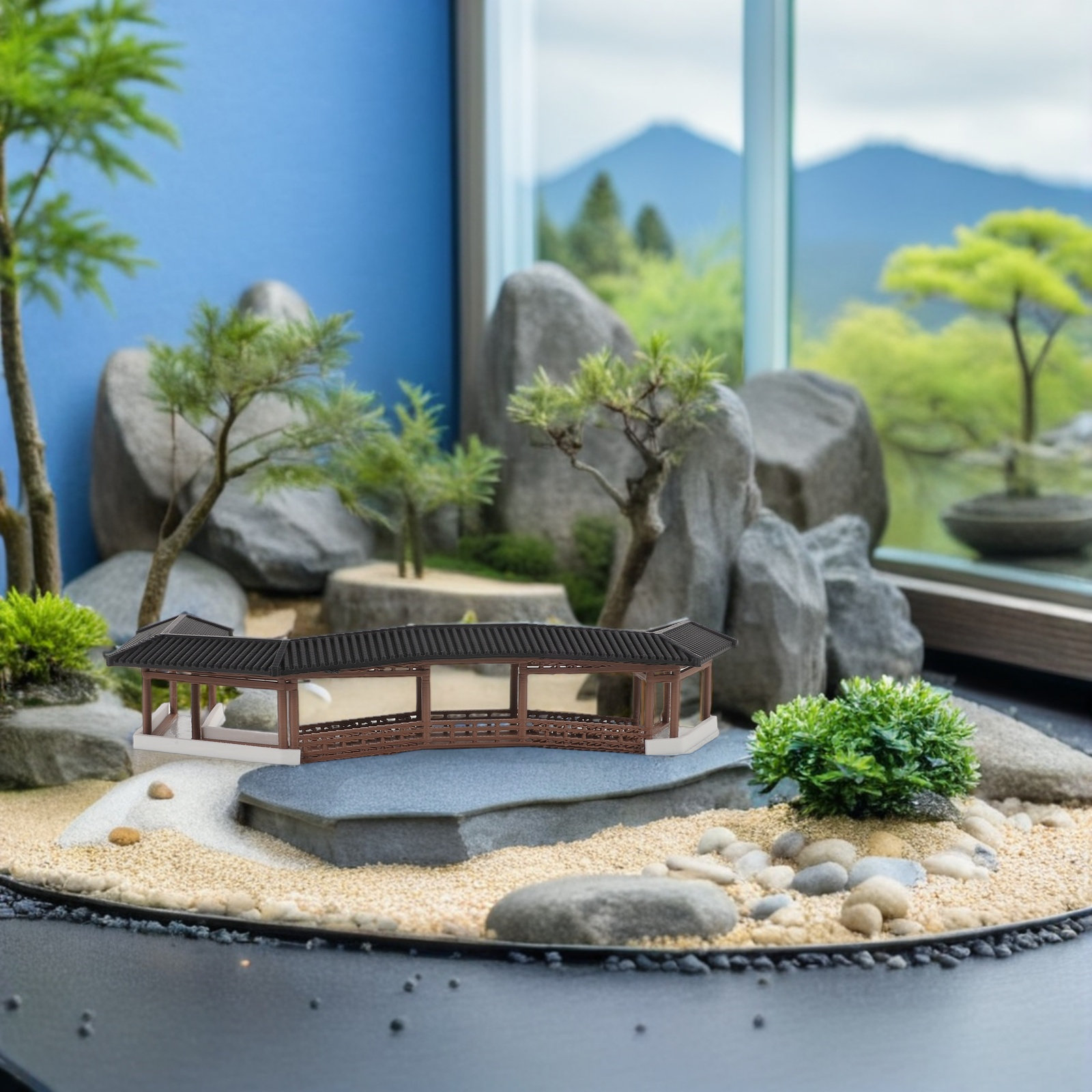 Ancient Style Miniature Bridge - Bonsai Garden Decor review and price