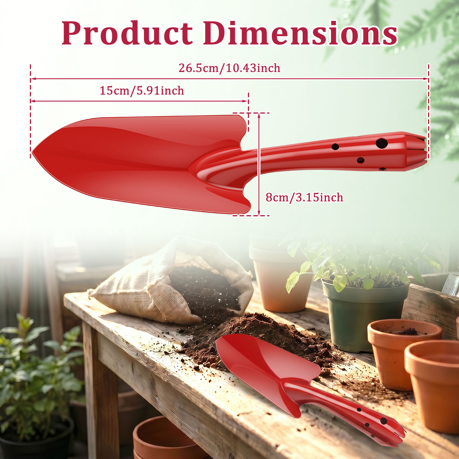 Garden Trowel Rust Resistant M - Soil Scoop Tool review and price