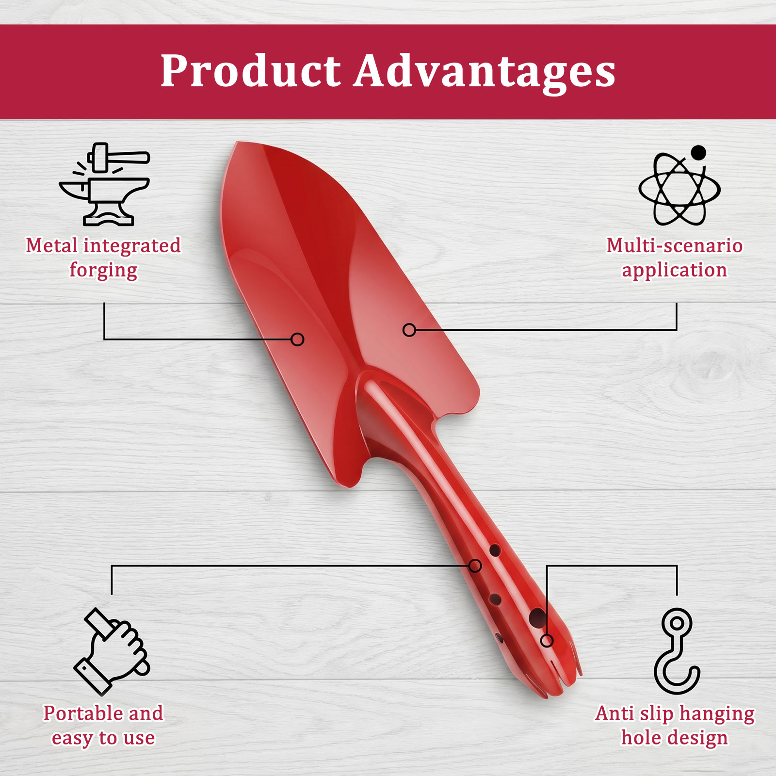 Garden Trowel Rust Resistant M - Soil Scoop Tool review and price