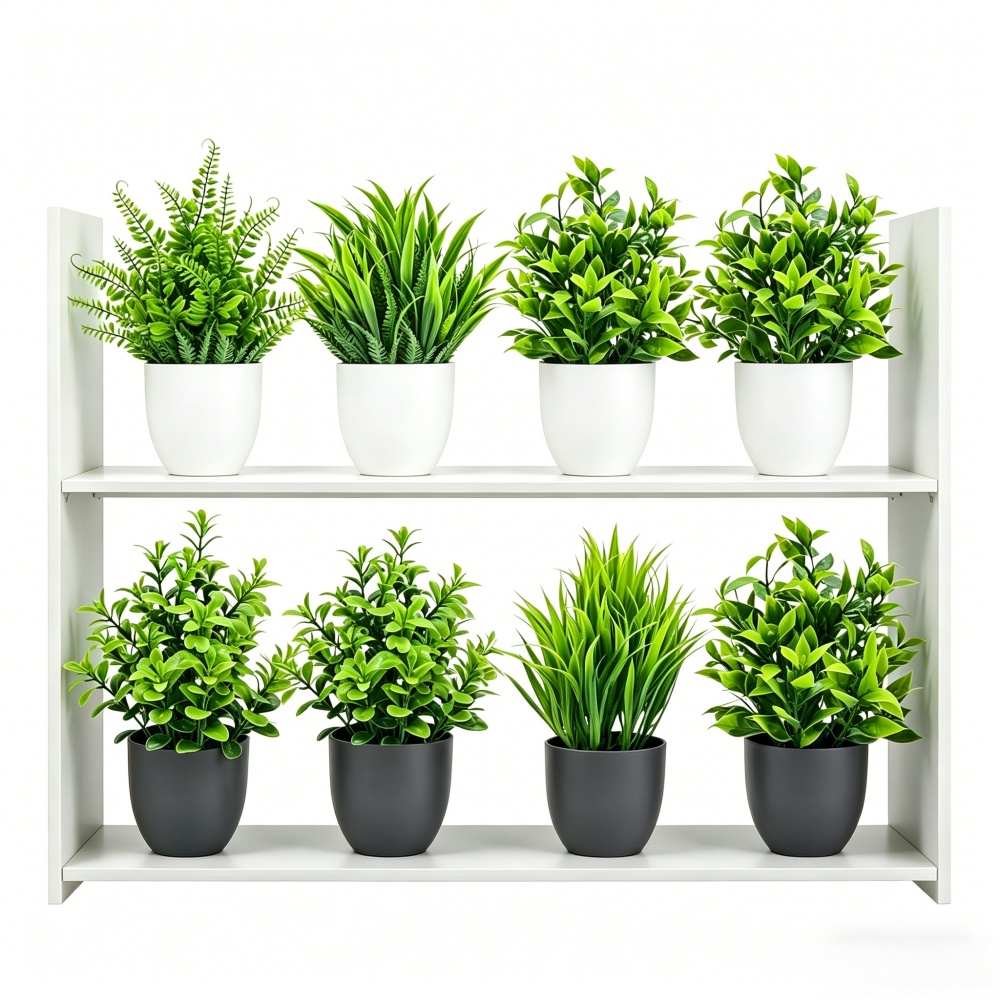 4pcs/set Mini Artificial Plant - Bonsai Garden For Home review and price