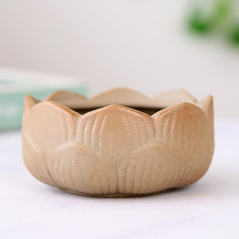 Coarse Pottery Lotus Green Pla - Bonsai Garden Europe review and price