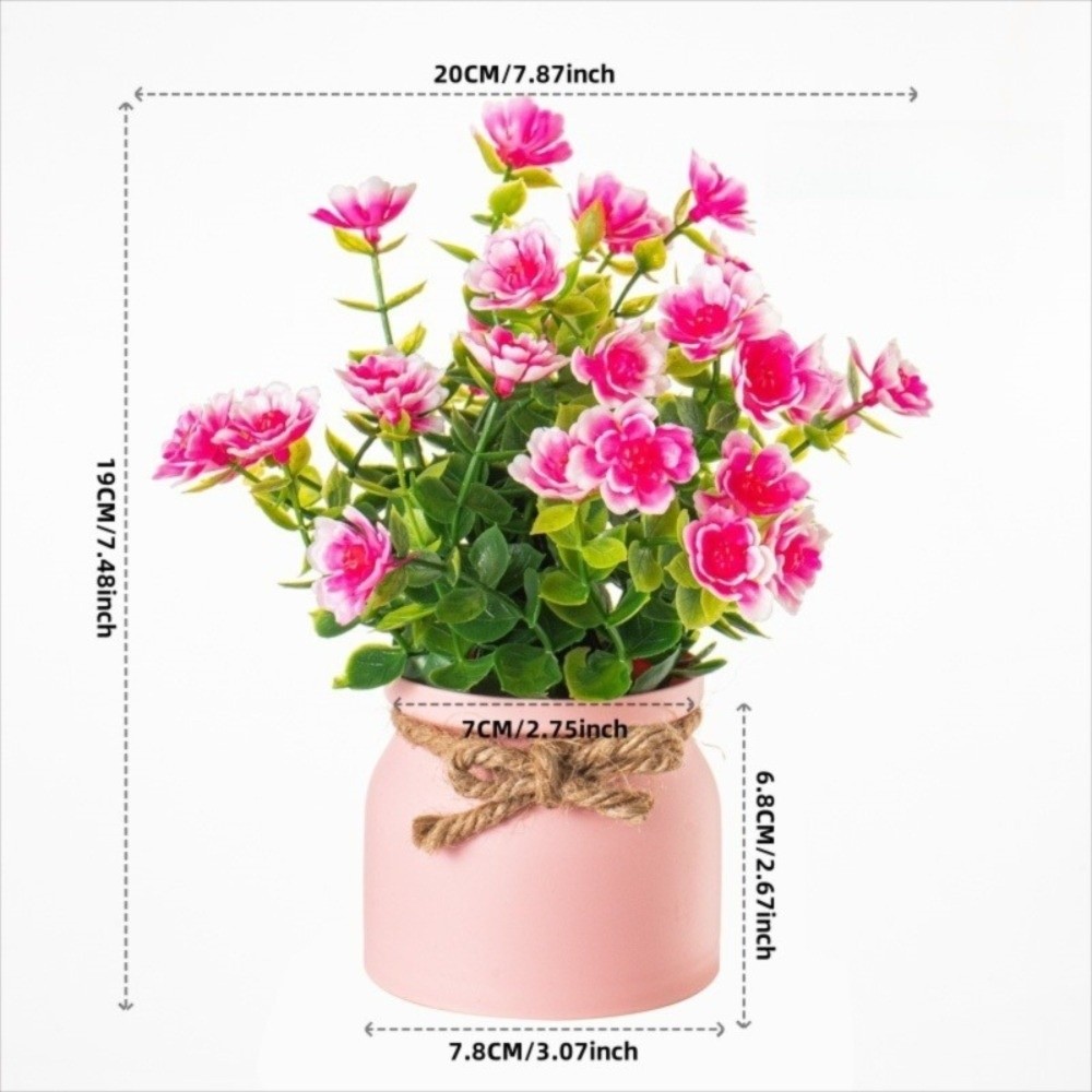 New Fake Potted Flowers Evergr - Bonsai Garden For Home review and price