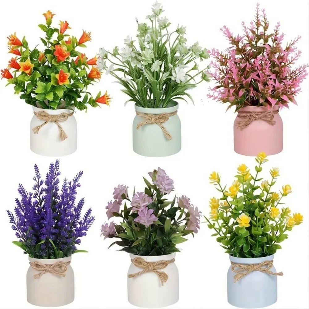 New Fake Potted Flowers Evergr - Bonsai Garden For Home review and price