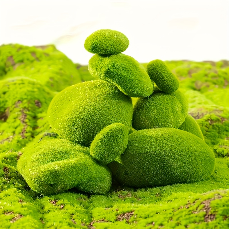 12pcs Vibrant Green Artificial - Bonsai Rock Garden review and price
