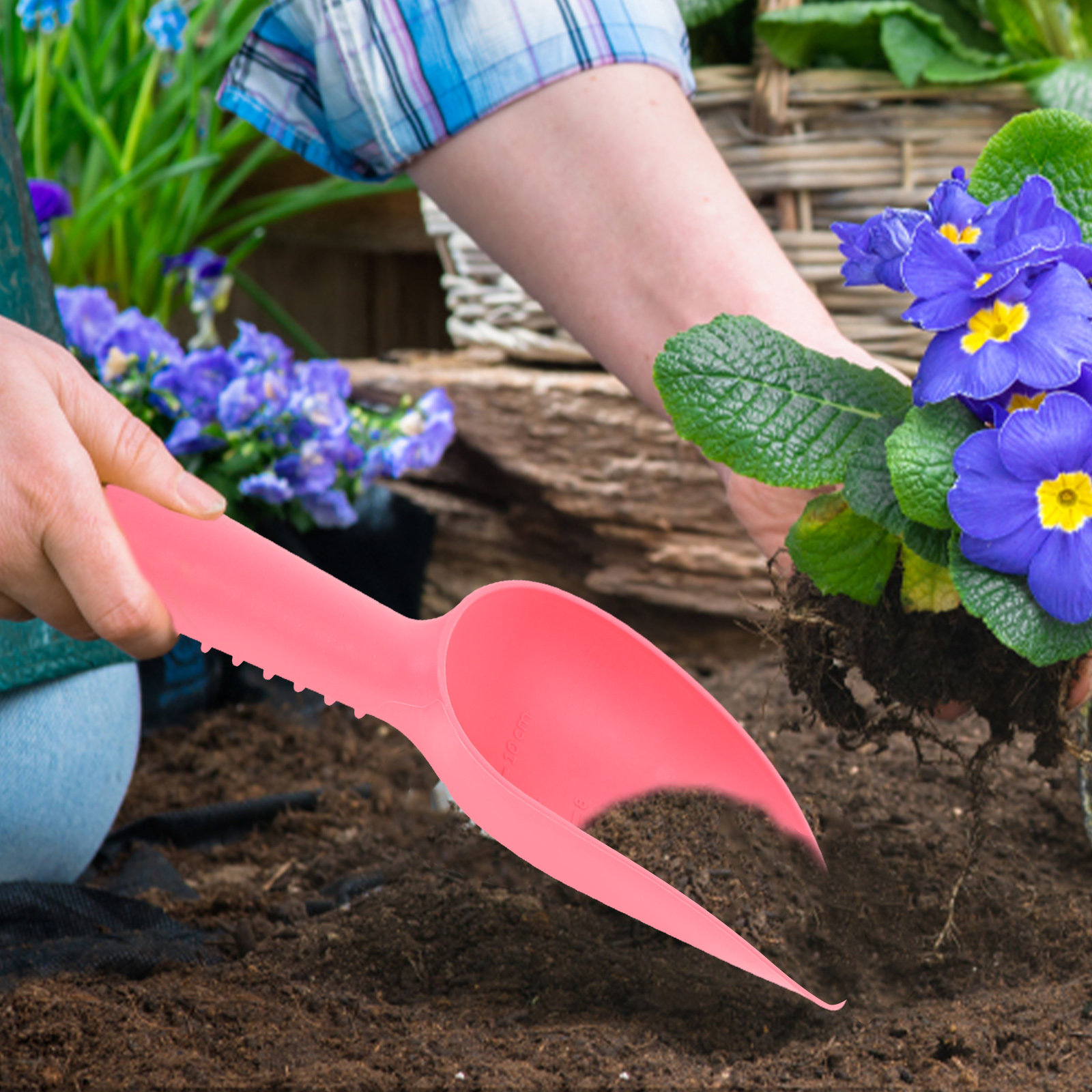 2Pcs Plastic Garden Scoop Hand - Soil Scoop Tool review and price