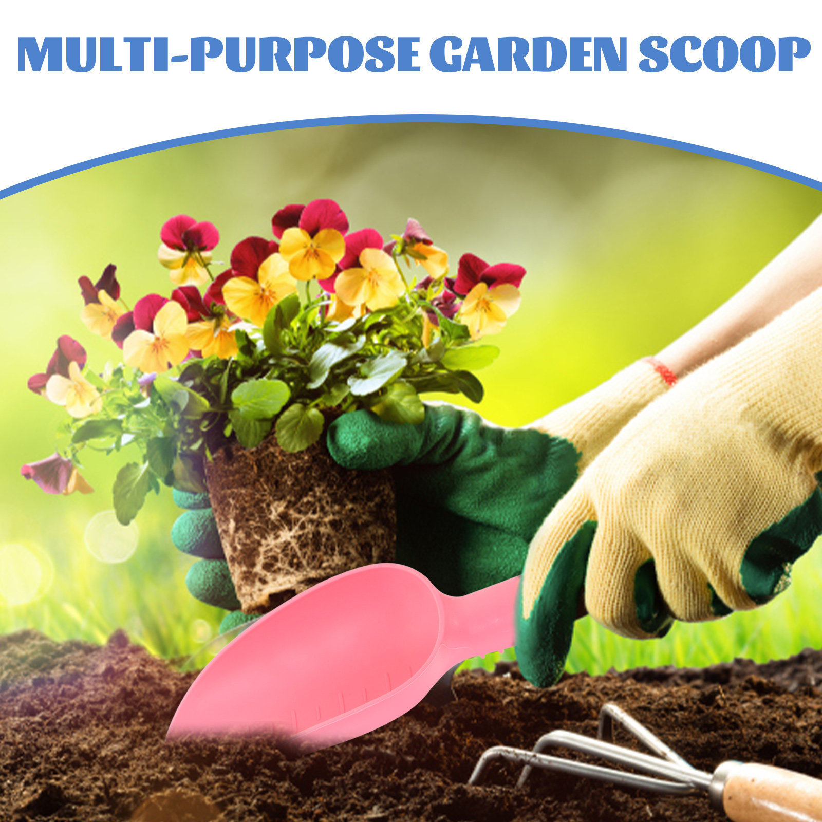2Pcs Plastic Garden Scoop Hand - Soil Scoop Tool review and price