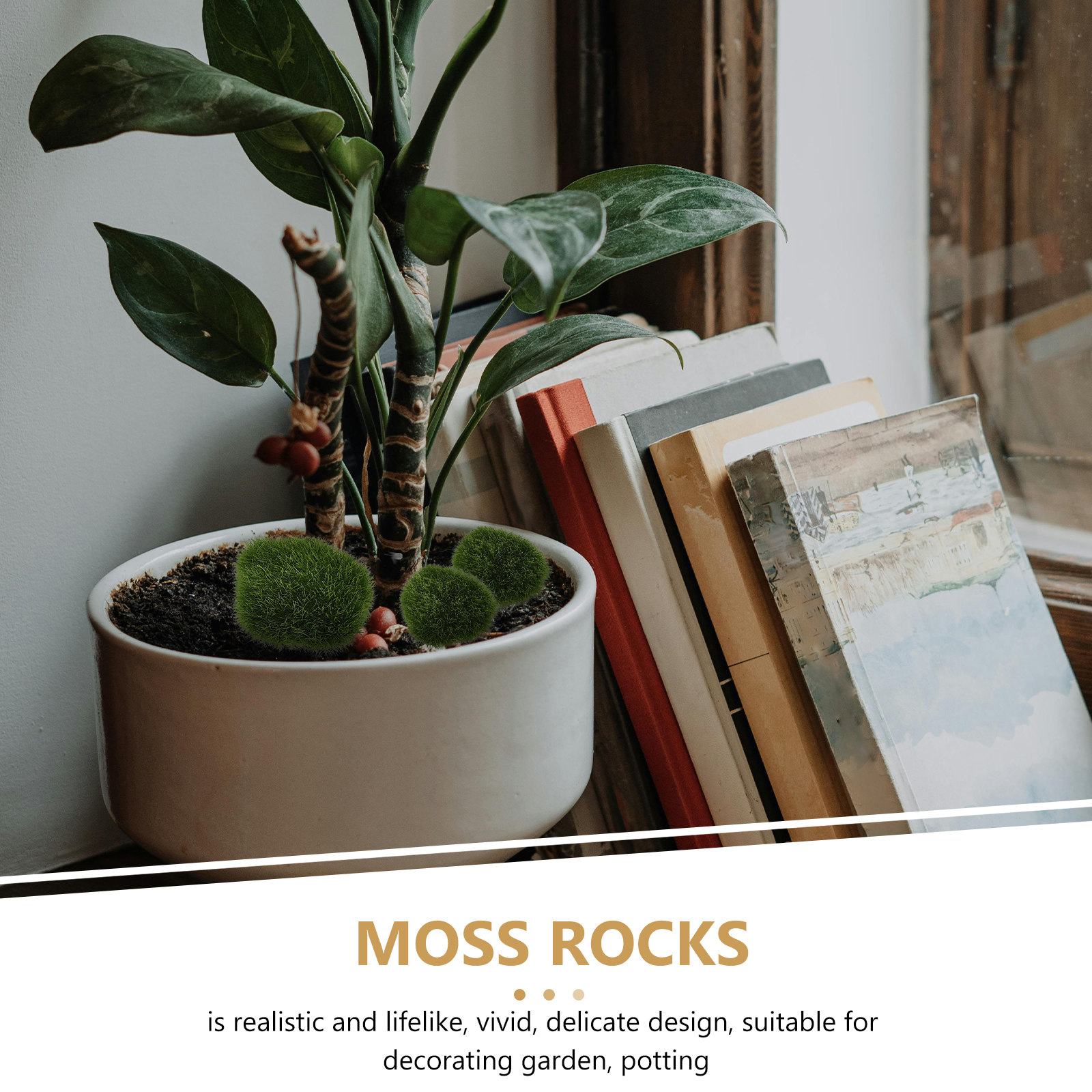 5Pcs Artificial Moss Stone Bac - Bonsai Rock Garden review and price